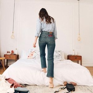 NWT Madewell Slim Demi Boot Cut Jeans Size 31
